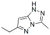 1H-Pyrazolo[5,1-c]-1,2,4-triazole,  6-ethyl-3-methyl- CAS#: 110582-00-8