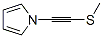 1H-Pyrrole, 1-[(methylthio)ethynyl]- (9CI) CAS#: 254987-37-6