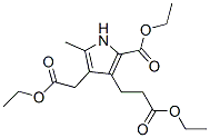 1H-Pyrrole-3-propanoic acid, 2-(ethoxycarbonyl)-4-(2-ethoxy-2-oxoethyl )-5-methyl-, ethyl ester CAS#: 17266-35-2