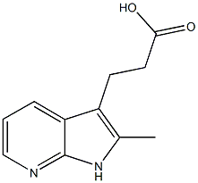 1H-Pyrrolo[2,3-b]pyridine-3-propionic acid, 2-methyl- (8CI) CAS#: 18502-18-6