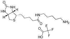 1H-Thieno[3,4-d]iMidazole-4-pentanaMide, N-(5-aMinopentyl)hexahydro-2-oxo-, (3aS,4S,6aR)-, Mono(trifluoroacetate) CAS#: 288259-39-2