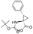 (1R,2S)-trans-1-(Boc-amino)-2-phenylcyclopropanecarboxylic acid CAS#: 24205-60-5