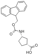 (-)-(1R,3S)-N-FMOC-3-AMINOCYCLOPENTANECARBOXYLIC ACID CAS#: 220497-67-6