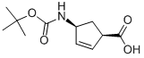 (+)-(1R,4S)-N-BOC-4-AMINOCYCLOPENT-2-ENECARBOXYLIC ACID CAS#: 108999-93-5