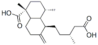 (1R,4aS,5R,8aS)-5-[(R)-3-Methyl-4-carboxybutyl]-1,4a-dimethyl-6-methylenedecalin-1-carboxylic acid CAS#: 29455-26-3