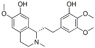 [1S,(-)]-1,2,3,4-Tetrahydro-1-[2-(3-hydroxy-4,5-dimethoxyphenyl)ethyl]-6-methoxy-2-methylisoquinoline-7-ol CAS#: 23068-65-7