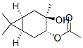 [1S-(1alpha,3alpha,4alpha,6alpha)]-3-hydroxy-3,7,7-trimethylbicyclo[4.1.0]hept-4-yl acetate CAS#: 10309-63-4