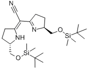 (1S, 9S)-(-)-1,9-BIS[(TERT-BUTYLDIMETHYLSILYLOXY)METHYL]-5-CYANOSEMICORRIN CAS#: 105251-52-3