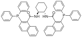 (1S,2S)-(-)-1,2-DIAMINOCYCLOHEXANE-N,N'-BIS(2-DIPHENYLPHOSPHINO-1-NAPHTHOYL) CAS#: 205495-66-5