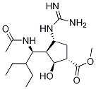 (1S,2S,3R,4R)-Methyl 3-((R)-1-acetaMido-2-ethylbutyl)-4-guanidino-2-hydroxycyclopentanecarboxylate CAS#: 229614-51-1