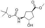 (1S,2S,4R)-N-BOC-1-AMINO-2-HYDROXYCYCLOPENTANE-4-CARBOXYLIC ACID METHYL ESTER CAS#: 262280-14-8