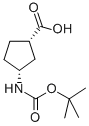 (+)-(1S,3R)-N-BOC-3-AMINOCYCLOPENTANECARBOXYLIC ACID CAS#: 161660-94-2