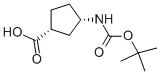 (+)-(1S,3R)-N-BOC-3-AMINOCYCLOPENTANECARBOXYLIC ACID CAS#: 261165-05-3