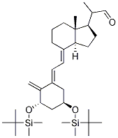 (1S,3R,5E,7E)-1,3-Bis-[(tert-butyldiMethylsilyl)oxy]-9,10-secopregna-5,7,10-triene-20-carboxaldehyde CAS#: 112828-13-4