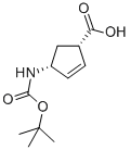 (-)-(1S,4R)-N-BOC-4-AMINOCYCLOPENT-2-ENECARBOXYLIC ACID CAS#: 151907-79-8