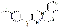 (1Z)-3-(4-methoxyphenyl)-1-(7-methyl-10-thia-7-azabicyclo[4.4.0]deca-1 ,3,5-trien-8-ylidene)urea CAS#: 108176-77-8