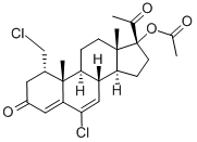 (1alpha)-17-(Acetyloxy)-6-chloro-1-(chloromethyl)pregna-4,6-diene-3,20-dione CAS#: 17183-98-1