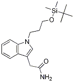 2-{1-[3-(tert-Butyl-dimethyl-silanyloxy)-propyl]-1H-indol-3-yl}-acetamide CAS#: 257874-86-5