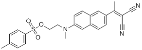 2-(1-(6-[(2-(P-TOLUOLSULFONYLOXY)ETHYL)(METHYL)AMINO]-2-NAPHTHYL)ETHYLIDENE)MALONITRILE CAS#: 259739-02-1