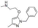 2-[(1-Benzyl-3-methyl-1H-pyrazol-5-yl)oxy]-N-methylethanamine CAS#: 13200-70-9