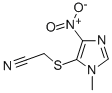 2-((1-Methyl-4-nitro-1H-imidazol-5-yl)thio)acetonitrile CAS#: 110579-01-6