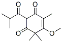 2-(1-Oxo-2-methylpropyl)-4,6,6-trimethyl-5-methoxy-4-cyclohexene-1,3-dione CAS#: 22595-52-4