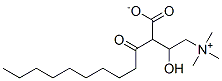 2-(1-hydroxy-2-trimethylazaniumylethyl)-3-oxododecanoate CAS#: 1492-27-9