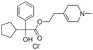 2-(1-methyl-5,6-dihydro-2H-pyridin-4-yl)ethyl 2-cyclopentyl-2-hydroxy- 2-phenyl-acetate chloride CAS#: 101710-88-7
