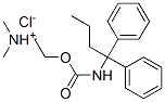 2-(1,1-diphenylbutylcarbamoyloxy)ethyl-dimethyl-azanium chloride CAS#: 101491-78-5