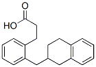 2-[(1,2,3,4-Tetrahydronaphthalen-2-yl)methyl]hydrocinnamic acid CAS#: 23804-21-9