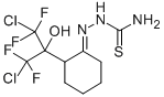 [[2-(1,3-dichloro-1,1,3,3-tetrafluoro-2-hydroxy-propan-2-yl)cyclohexylidene]amino]thiourea CAS#: 101564-41-4