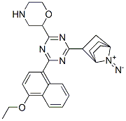2-(1,4-diazobicyclo-2,2,2-octyl)-4-(1-ethoxy-4'-naphthyl)-6-(morpholinyl)-1,3,5-triazine CAS#: 110383-50-1
