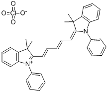 2-[(1E,3E)-5-(3,3-DIMETHYL-1-PHENYL-1,3-DIHYDRO-2H-INDOL-2-YLIDENE)-1,3-PENTADIENYL]-3,3-DIMETHYL-1-PHENYL-3H-INDOLIUM PERCHLORATE CAS#: 288403-55-4