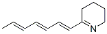 2-[(1E,3E,5E)-Hepta-1,3,5-trienyl]-3,4,5,6-tetrahydropyridine CAS#: 23943-03-5