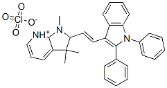 2-[2-(1,2-diphenyl-1H-indol-3-yl)vinyl]-1,3,3-trimethyl-3H-pyrrolo[2,3-b]pyridinium perchlorate CAS#: 29330-29-8