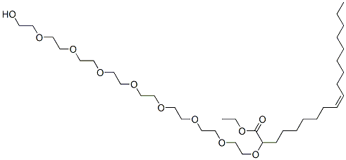 2-[2-[2-[2-[2-[2-[2-[2-(2-hydroxyethoxy)ethoxy]ethoxy]ethoxy]ethoxy]et hoxy]ethoxy]ethoxy]ethyl (Z)-octadec-9-enoate CAS#: 109-33-1