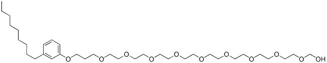 2-[2-[2-[2-[2-[2-[2-[2-[3-(3-nonylphenoxy)propoxy]ethoxy]ethoxy]ethoxy ]ethoxy]ethoxy]ethoxy]ethoxy]ethoxymethanol CAS#: 29716-54-9