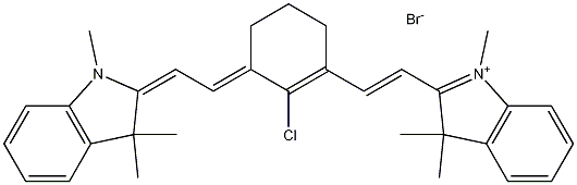 2-[2-[2-Chloro-3-[2-(1,3-dihydro-1,3,3-trimethyl-2H-indol-2-ylidene)ethylidene]-1-cyclohexen-1-yl]ethenyl]-1,3,3-trimethyl-3H-indolium bromide CAS#: 212964-63-1