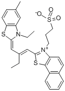 2-[2-[(3-ETHYL-5-METHYL-2(3H)-BENZOTHIAZOLYLIDENE)METHYL]-1-BUTENYL]-1-(3-SULFOPROPYL)NAPHTHO[1,2-D]THIAZOLIUM HYDROXIDE, INNER SALT CAS#: 28784-39-6