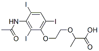 2-[2-(3-acetamido-2,4,6-triiodo-phenoxy)ethoxy]propanoic acid CAS#: 22730-89-8