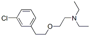2-[2-(3-chlorophenyl)ethoxy]-N,N-diethyl-ethanamine CAS#: 27078-27-9