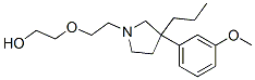 2-[2-[3-(m-Methoxyphenyl)-3-propyl-1-pyrrolidinyl]ethoxy]ethanol CAS#: 1945-02-4