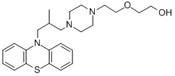 2-[2-[4-[2-methyl-3-(10H-phenothiazin-10-yl)propyl]piperazin-1-yl]ethoxy]ethanol CAS#: 2470-73-7
