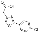 2-[2-(4-CHLOROPHENYL)-1,3-THIAZOL-4-YL]ACETIC ACID CAS#: 17969-20-9