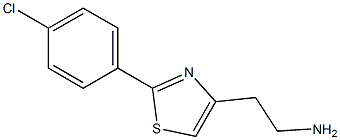 2-(2-(4-Chlorophenyl)thiazol-4-yl)ethanaMine CAS#: 26858-31-1