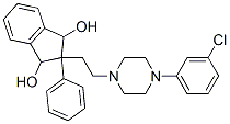 2-[2-[4-(m-Chlorophenyl)-1-piperazinyl]ethyl]-2-phenyl-1,3-indanediol CAS#: 21662-84-0