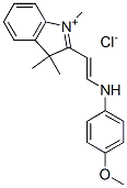 2-[2-[(4-methoxyphenyl)amino]vinyl]-1,3,3-trimethyl-3H-indolium chloride CAS#: 25717-55-9