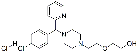 2-[2-[4-(p-chloro-alpha-2-pyridylbenzyl)piperazin-1-yl]ethoxy]ethanol hydrochloride CAS#: 2850-44-4