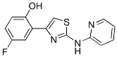 2-(2-Aanilino-4-thiazolyl)-4-fluorophenol CAS#: 1512-76-1