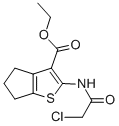 2-(2-CHLORO-ACETYLAMINO)-5,6-DIHYDRO-4H-CYCLOPENTA[B]THIOPHENE-3-CARBOXYLIC ACID ETHYL ESTER CAS#: 203385-15-3
